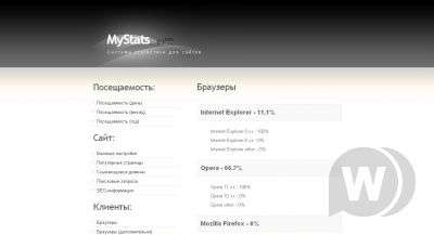 MyStats - система статистики для сайтов