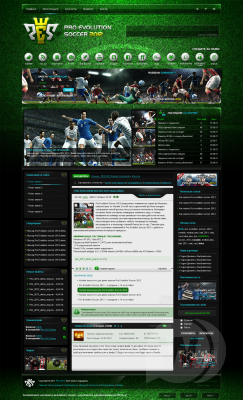 Pro Evolution Soccer 2012 PSD - Макет