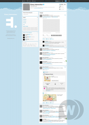 PSD исходники нового интерфейса Twitter