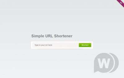 Скрипт сокращения ссылок Simple URL Shortener