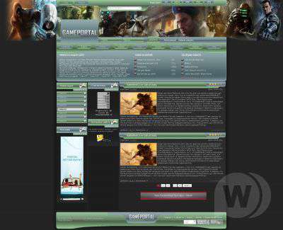 Шаблон GamePortal