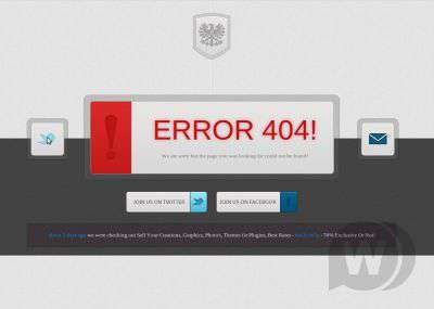 Elegance 404 HTML шаблон