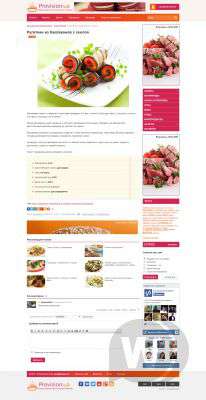 Кулинарный шаблон Provision для DLE (рецепты, диеты) (SanderArt)