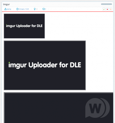 Imgur Uploader for DLE