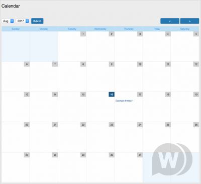 Calendar 4.2 - календарь для XenForo 2