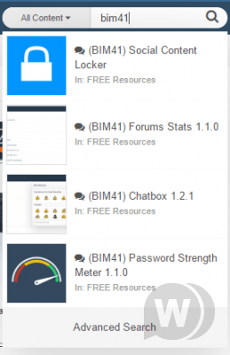 (BIM42) Quick Search 2.0.6 - быстрый поиск IPS 4.2