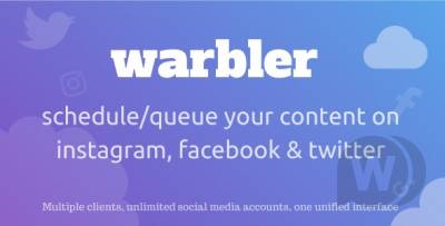 Warbler 1.0 - менеджер профилей соц. сетей