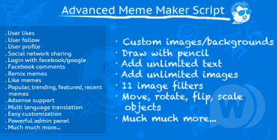 Advanced Meme Maker v2.18 - генератор мемов