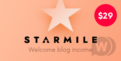 Starmile v1.1 – многоцелевой шаблон блога WordPress
