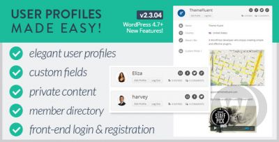 User Profiles Made Easy v2.3.04 - профили пользователей WordPress