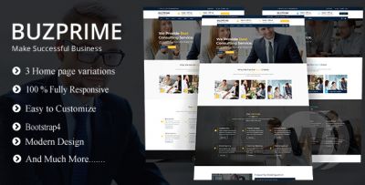 Busprime - бизнес HTML шаблон
