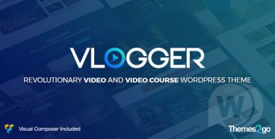 Vlogger v2.6.7 - шаблон видеороликов WordPress