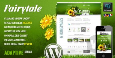 Fairytale v1.25 - великолепный бизнес шаблон WordPress