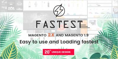 Fastest v2.3.4 - многоцелевая адаптивная тема для Magento