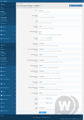 [SC] TeamSpeak Widget in SideBar 1.1.0 - виджет TeamSpeak