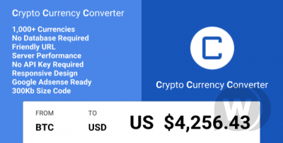 Crypto Currency Converter v1.0.7 - скрипт конвертера криптовалют