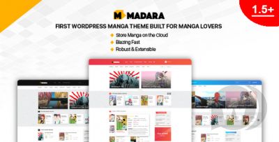 Madara v1.7.2.1 NULLED - тема WordPress для манги