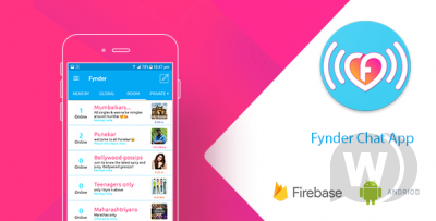 Fynder - приложение для общения Android