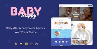 Happy Baby v1.2.1 - красочная тема по уходу за детьми WordPress