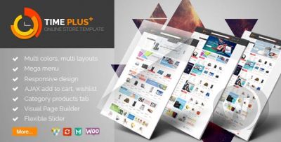 TimePlus v1.2.1 - адаптивная тема интернет-магазина WooCommerce