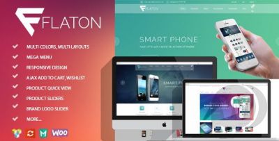 Flaton v1.6 - шаблон магазина электроники WooCommerce
