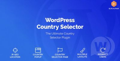 WordPress Country Selector v1.5.6 - окно выбора страны WordPress