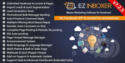 EZ Inboxer v7.3.5 NULLED - маркетинг Facebook Messenger