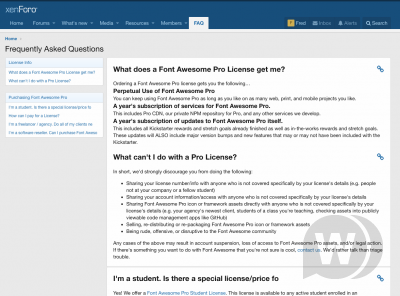 [XFA] Frequently Asked Questions 1.1.0 - плагин FAQ для XenForo 2
