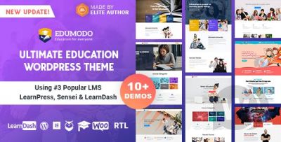 Edumodo v4.2.4 - шаблон образовательного сайта WordPress