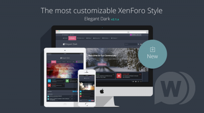 Elegant Dark 2.1.2.1 - темный премиум стиль XenForo 2.1