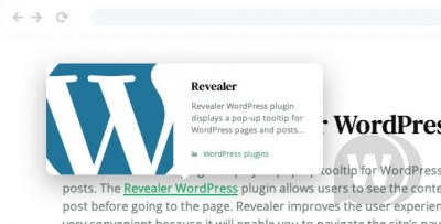 Revealer v2.0.2 - подсказки к ссылкам WordPress