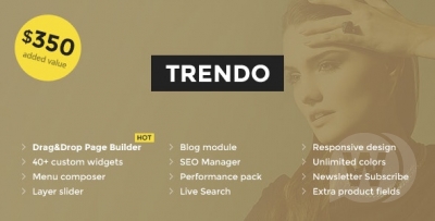 Trendo v1.1.2 - шаблон магазина моды OpenCart