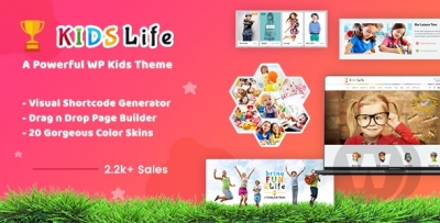 Kids Life v3.1 | шаблон школы WordPress