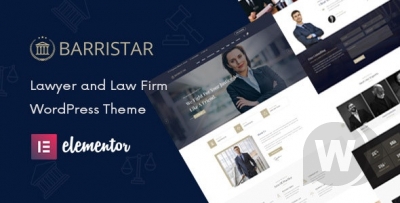 Barristar v2.0 – шаблон для адвокатов WordPress