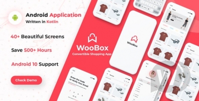 WooBox v15.0 - приложение Android для WooCommerce