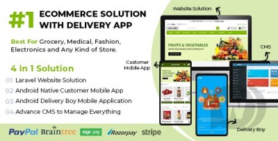 Ecommerce Solution with Delivery App v1.0.22 NULLED - Android приложение доставки