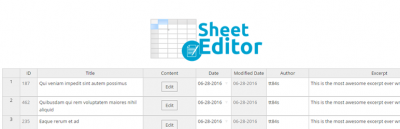 WP Sheet Editor (Premium) v2.20.3 NULLED (+ADDONS)