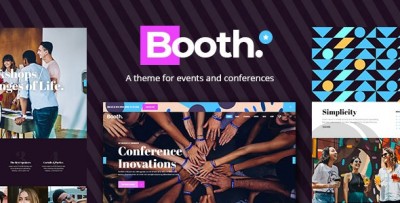 Booth v1.1 NULLED - тема WordPress мероприятия и конференции