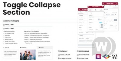 Toggle Collapse Section Elementor Addon v1.0.2