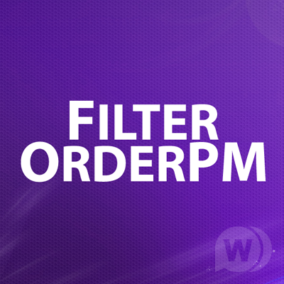 FilterOrderPM v1.06 NULLED - поиск заказов по телефону и email покупателя