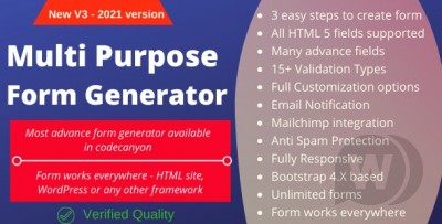 Multi-Purpose Form Generator & docusign (All types of forms) with SaaS v4.0 NULLED