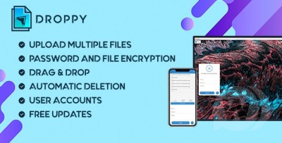 Droppy v2.3.9 NULLED - скрипт файлообменника