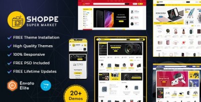 Shoppe v2.0 - OpenCart 3 Multi-Purpose Responsive Theme